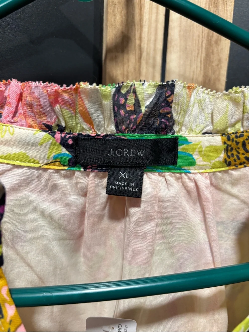 J. Crew colorful printed